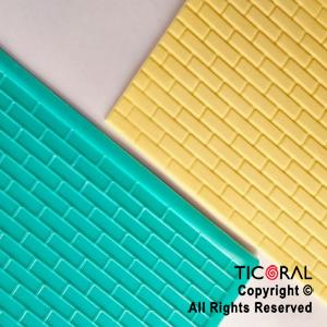 PLACA TEXTURIZADORA LADRILLOS 15 X 10.5 CM x 1